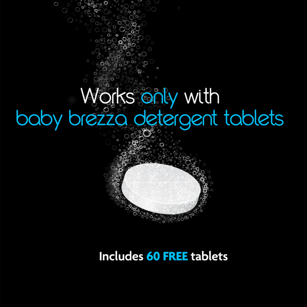 baby bottle washer works only with baby brezza detergent tablets